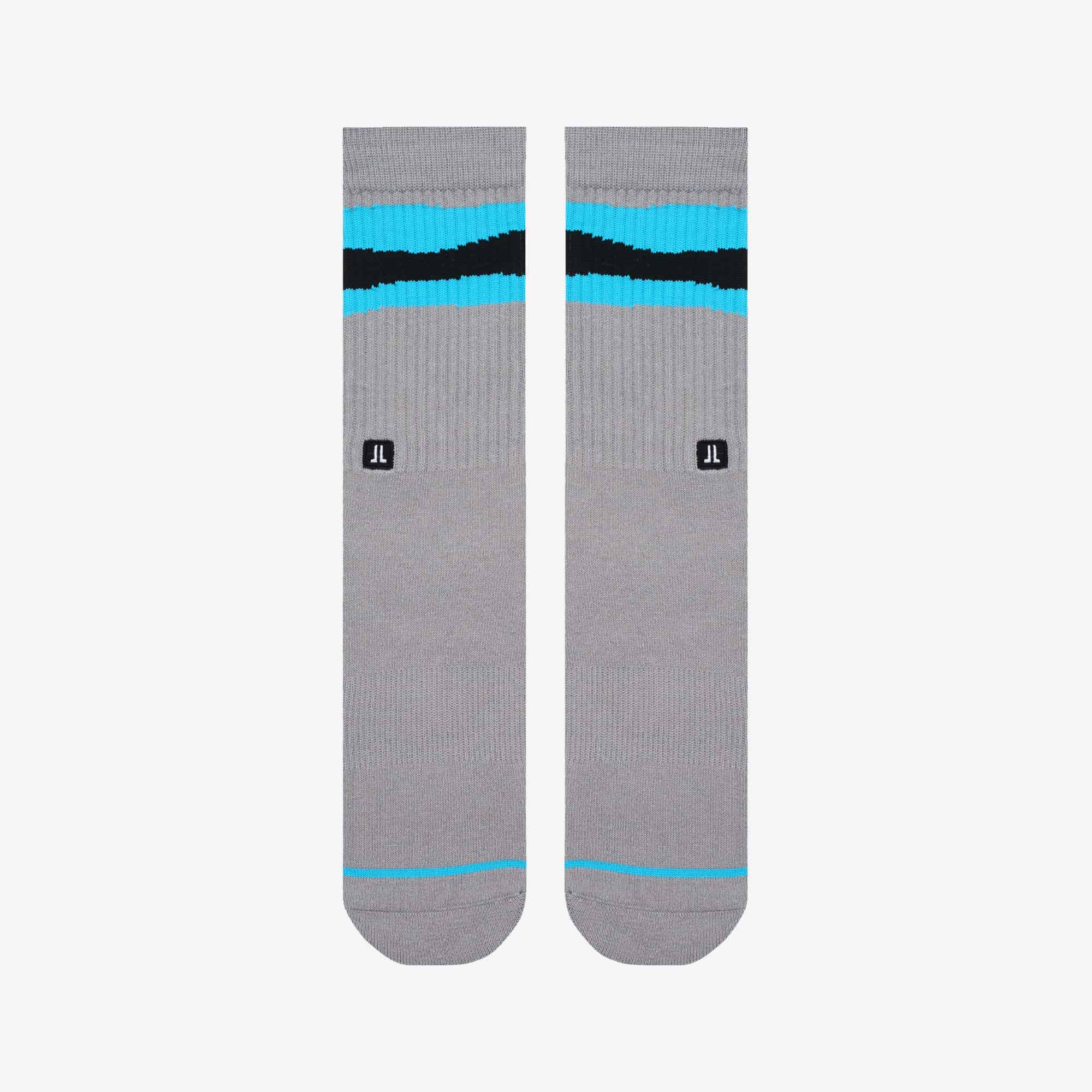 Asymmetry in Blue | Limited Edition Art on Socks