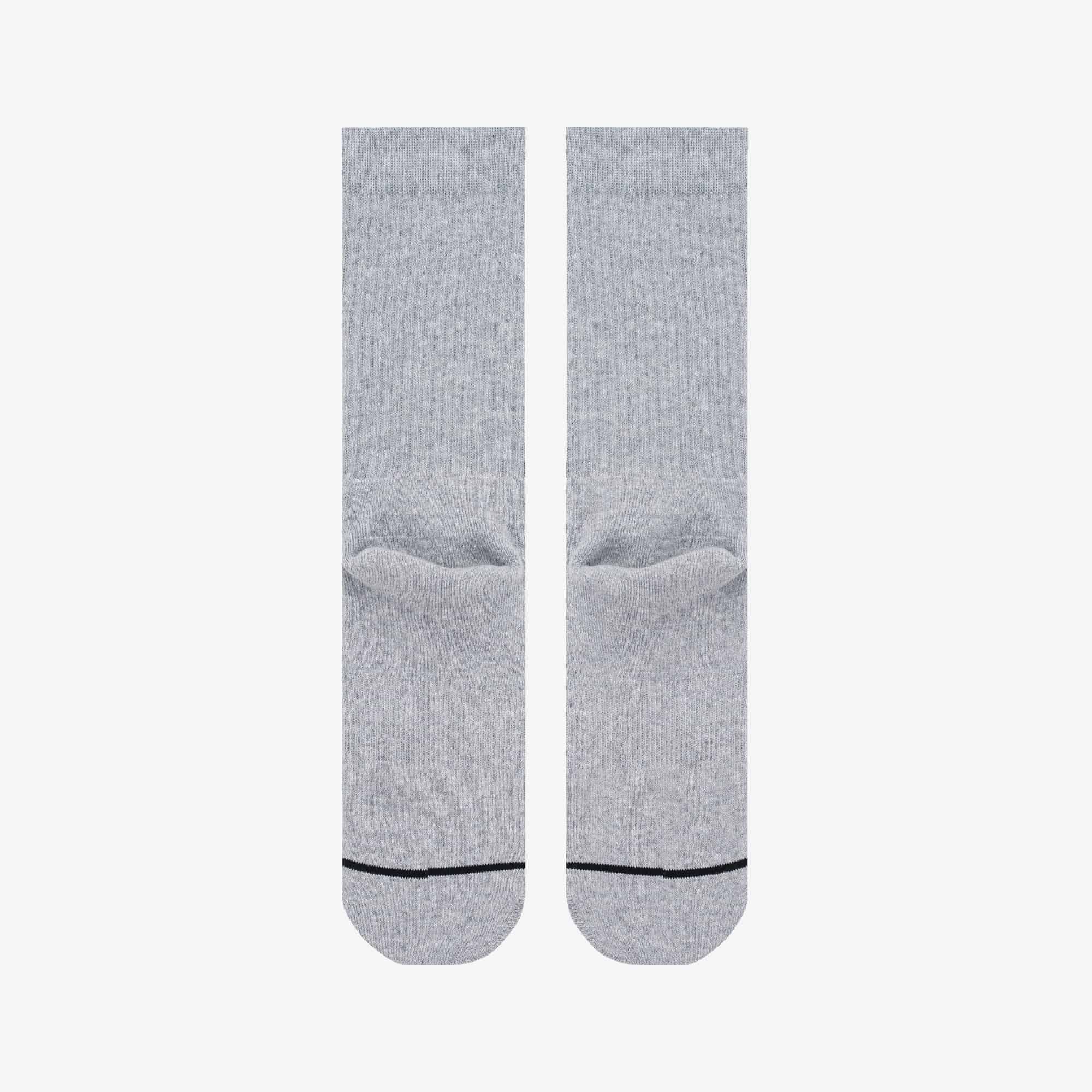 Blank Canvas in Grey | Socks by artists | Support the Arts